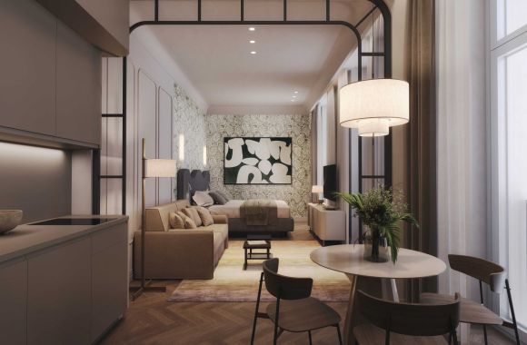 The upcoming apartment hotel Carillon Aparthotel celebrates its topping-out ceremony