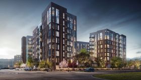 Residential buildings and car park – Pillar New Hanza apartments