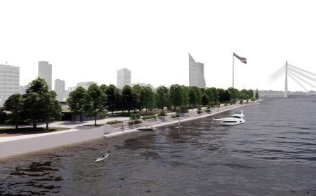 Pillar Contractor занимает третье место в конкурсе эскизных проектов на лучшее решение для развития дамбы AB