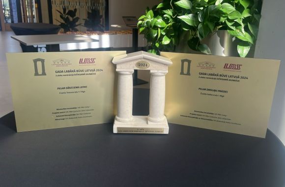 Pillar Contractor receives awards in the “Best Building in Latvia 2024” competition