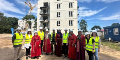 Topping-out ceremony celebrated in Ventspils for the Pillar Contractor project