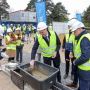 Pillar Contractor embeds a message capsule in the foundations of a building in Ventspils
